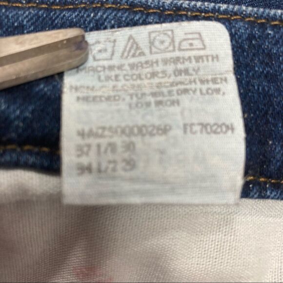 RIDERS Women’s Dark Wash jeans Size 16Petite Rise 13” Inseam 28.5 - Picture 5 of 8